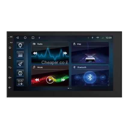 ����� ��������� �������� 2DIN WAZE ���� ��� ���� 7 ���� �������� 10 Universal Model