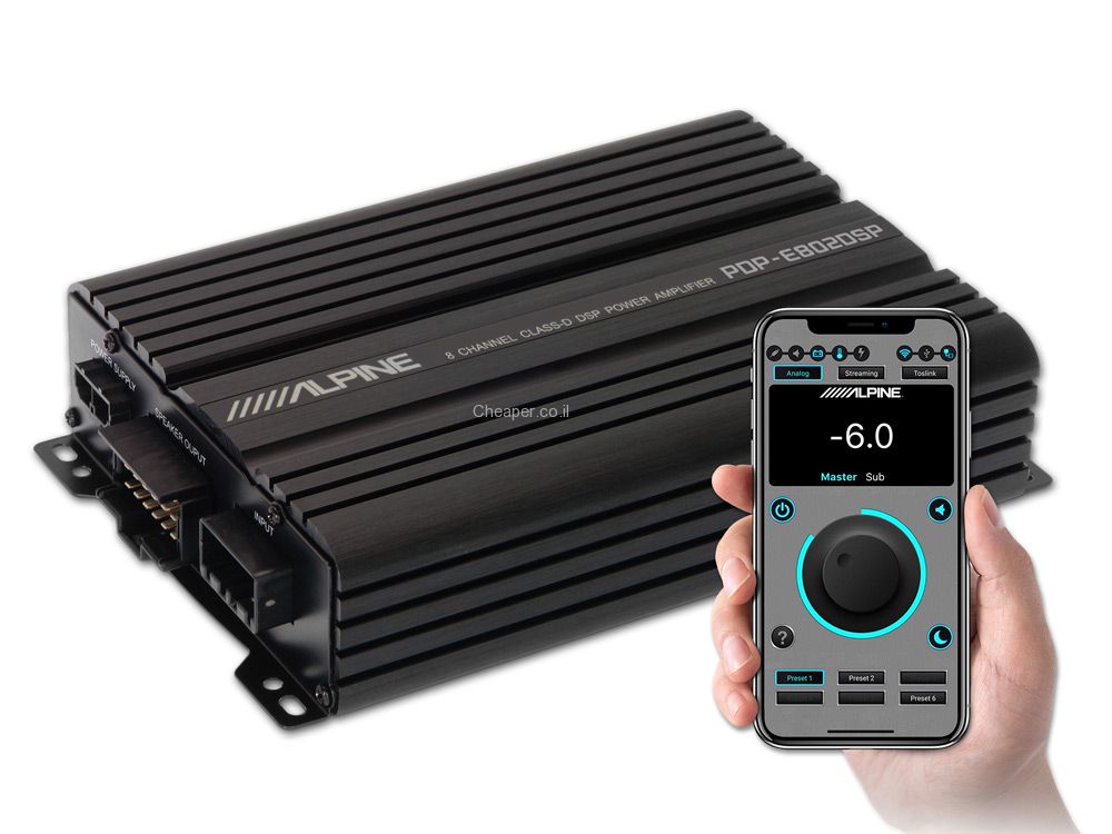���� DSP ������� ���� 8 ������ ALPINE ��� PDP-E802DSP - ����� ����