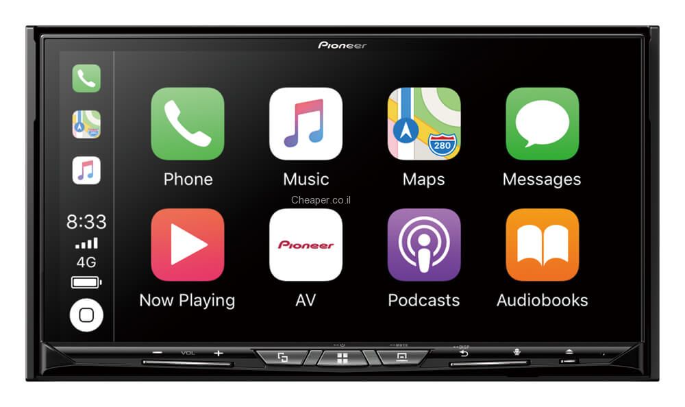 ����� ��������� 7"  AVH-Z9250BT ���� PIONEER ���� Apple CarPlay/Android Auto
