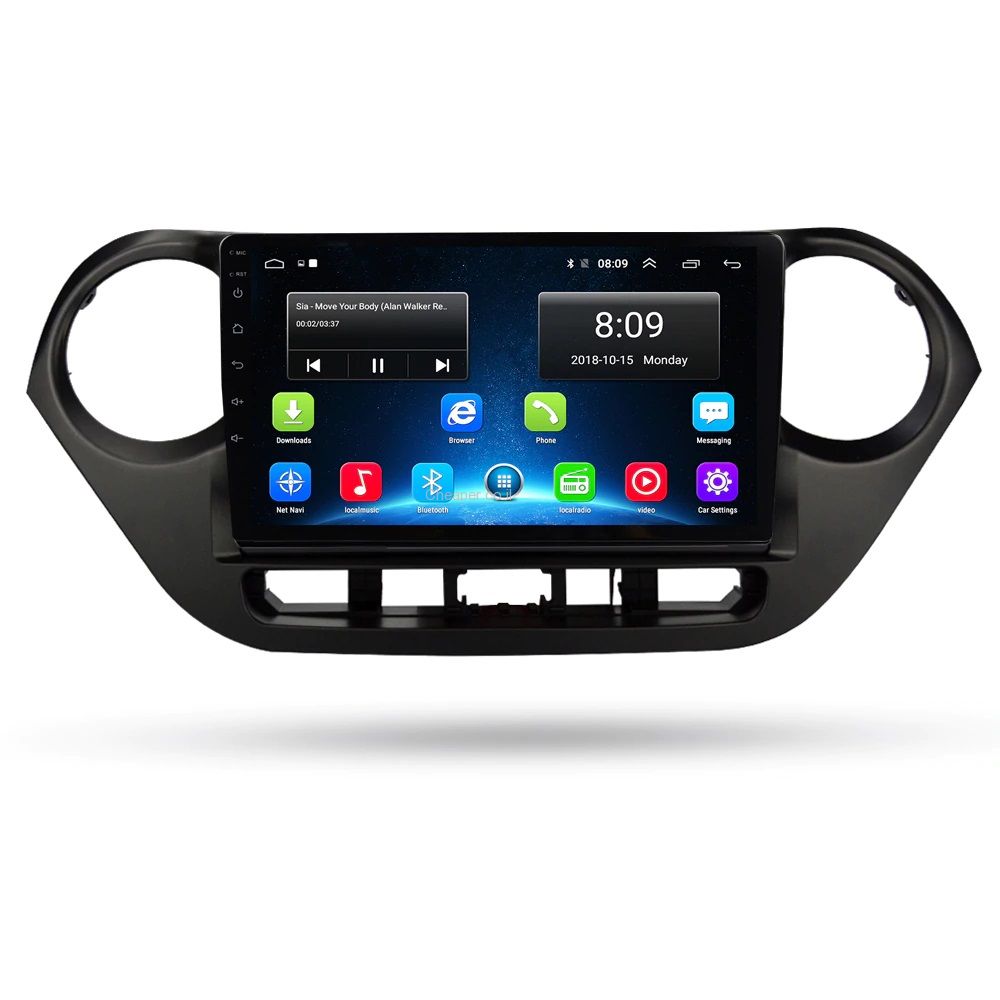����� ��������� ���� ���� WAZE ���� ��� ��� 9 ���� ������ i10 ���� 2013-2017, �������� 10.0