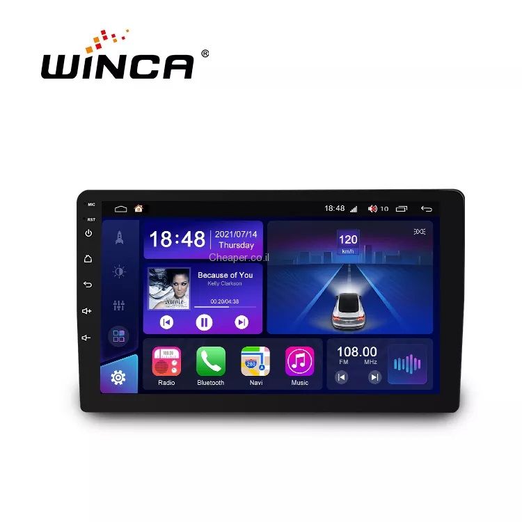 WINCA Luxury Edition - ����� ��������� ���� | WAZE ����� | ��� 9 �� 10.2 ���� ������ | �������� 11 | ������ 3G | ���� 8 ����� | ���� CarPlay 