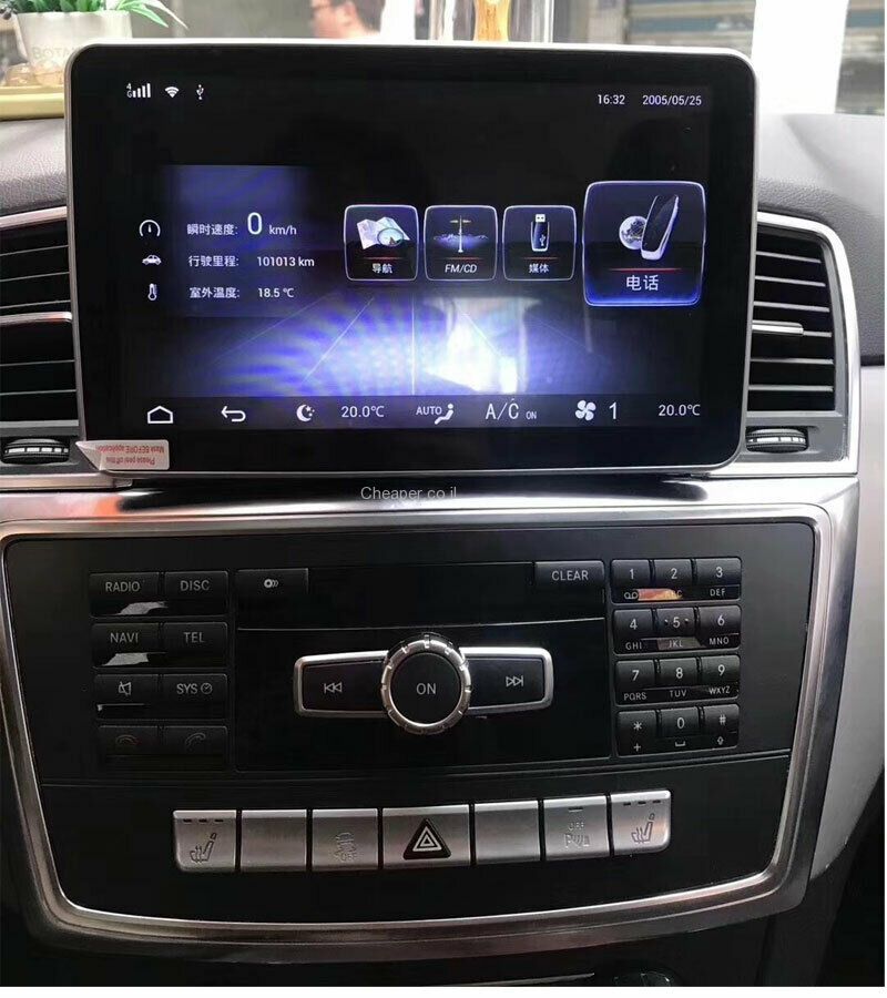 ����� ��������� ���� ���� WAZE ���� ��� ���� 10 ���� ����� W166 M / ML-Class / GL-Class �������� 8.1