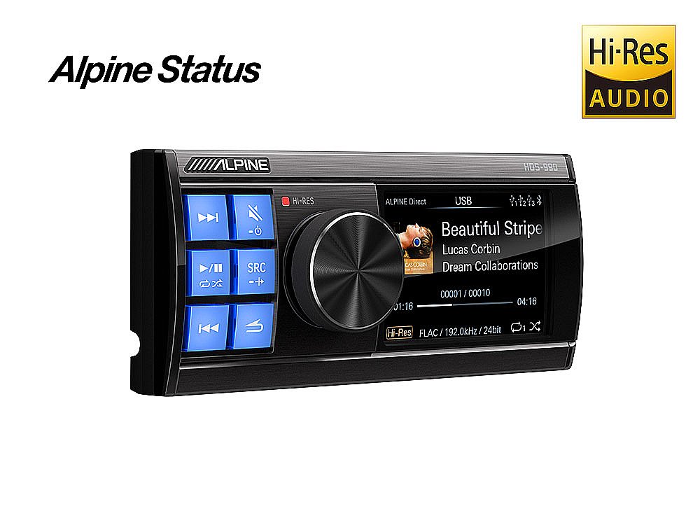 ��� ���� Hi-Res ���� ������ ALPINE HDS-990 ���� Alpine Status - ����� ����